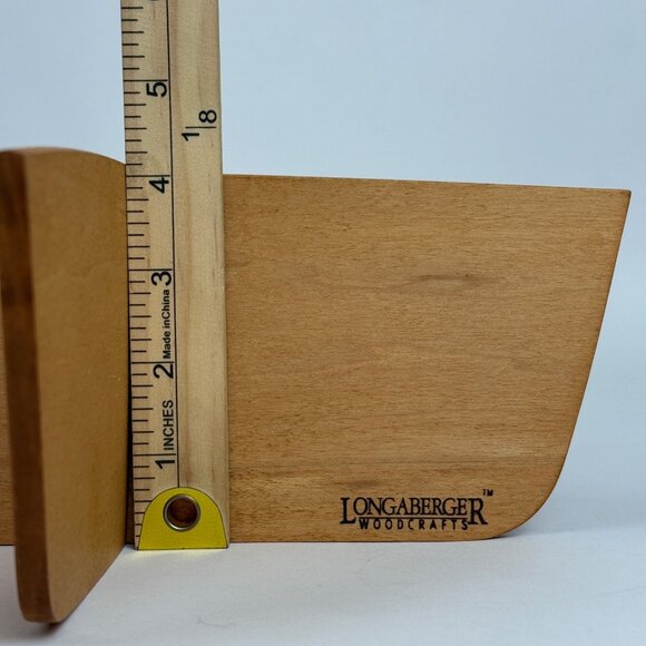 Longaberger WoodCrafts Wooden Divider 4-Compartment Organizer 13" - Picture 7 of 8